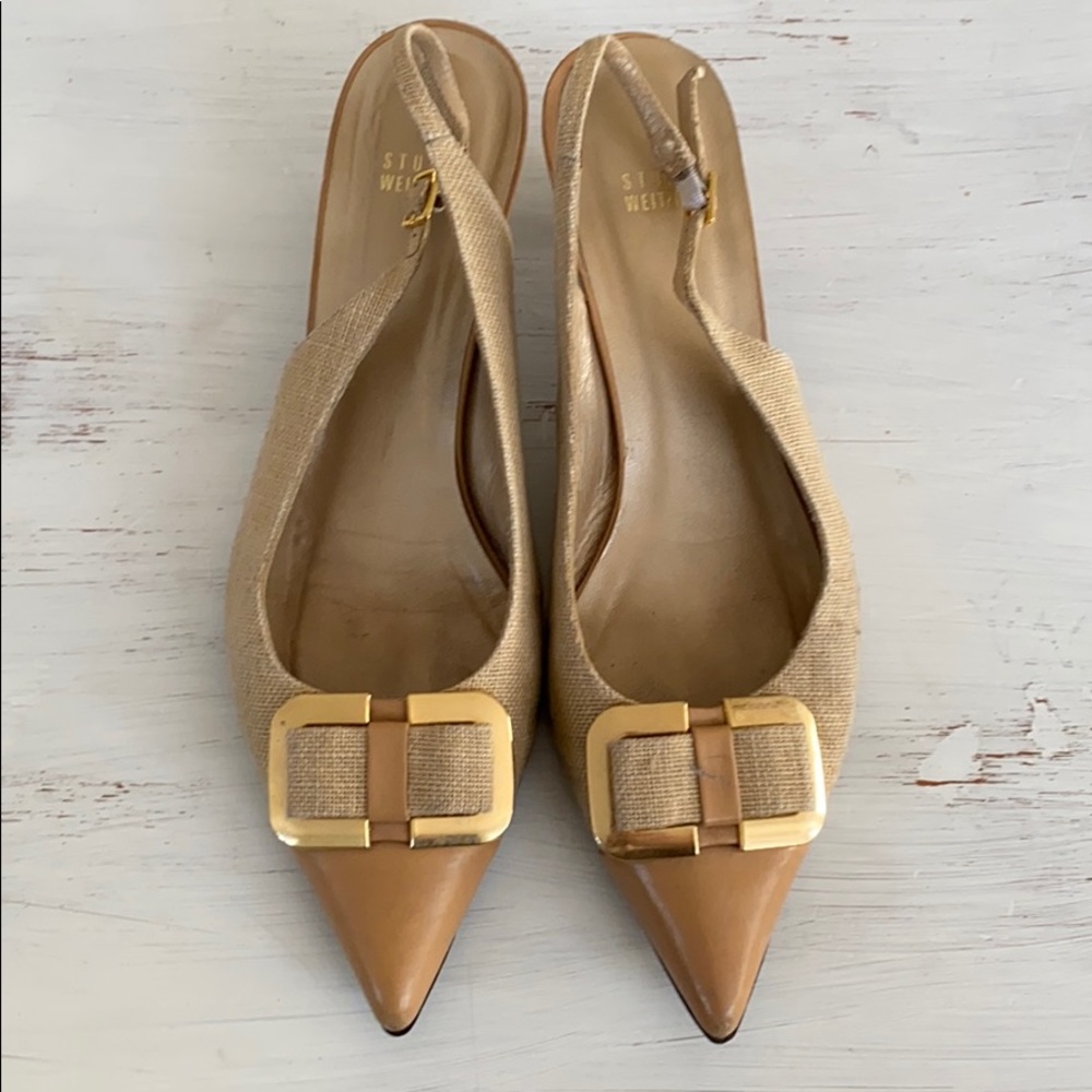 Stuart Weitzman Size 10 Kitten Heels